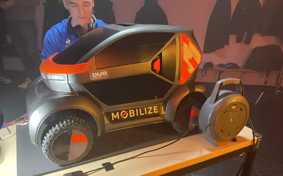 Évènement sportif Rugby : porte tee, voiture radio commandée