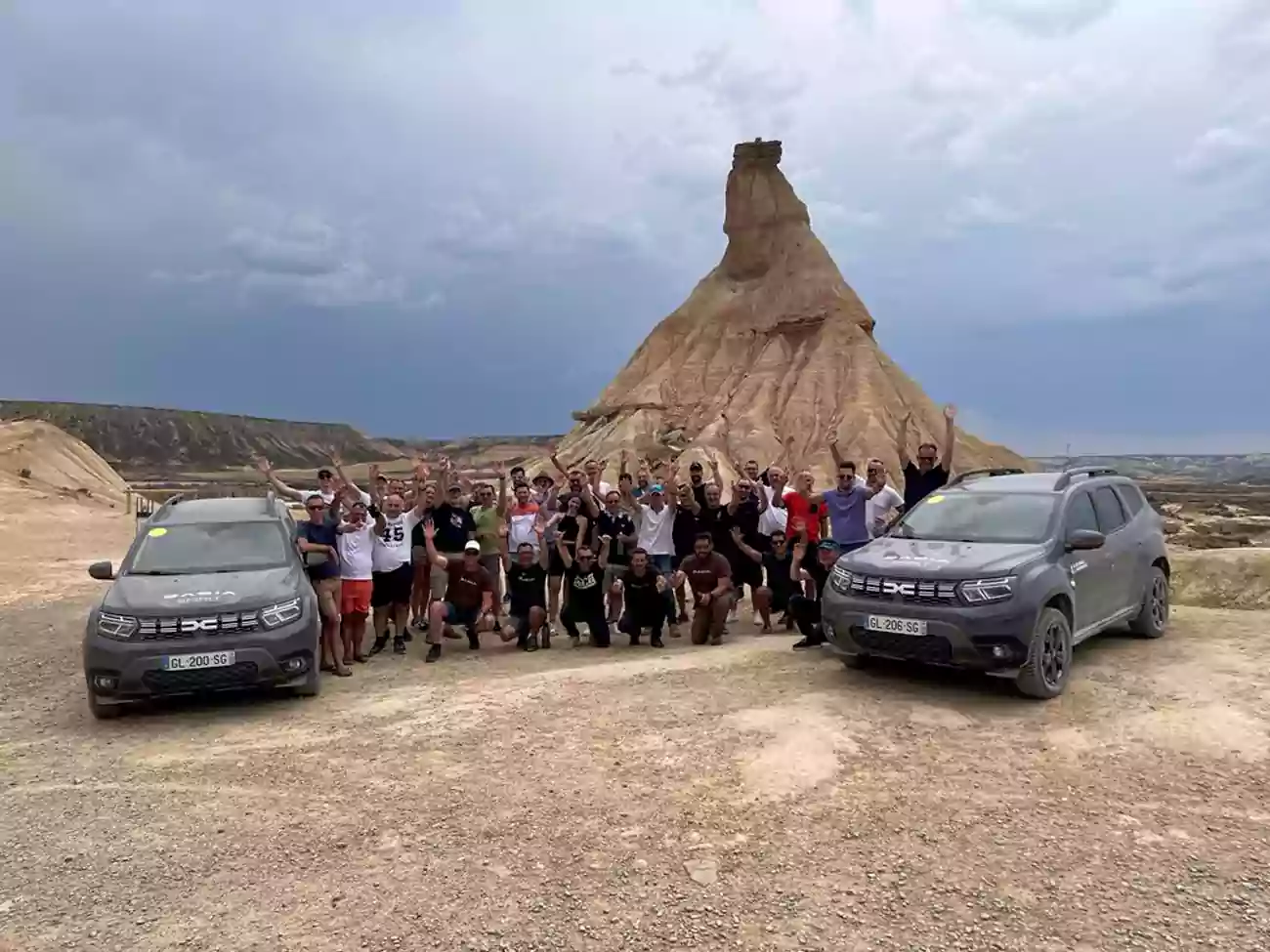 Photos du Road trip pour Dacia organisé par l'agence de communication Phare Away